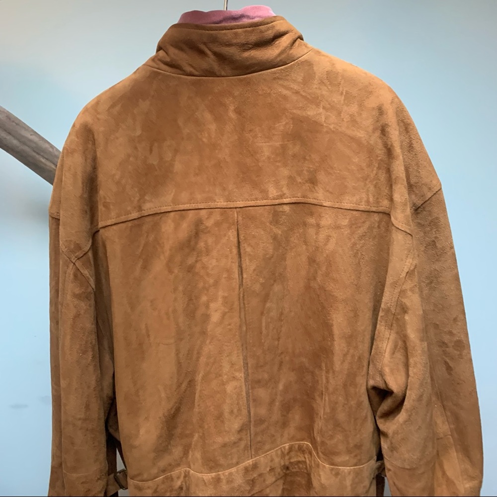 Genuine Leather Banana Republic Tan Brown Jacket | XL - Picture 14 of 16